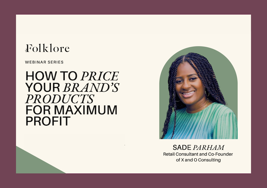 Webinar: How to Price Your Brand’s Products for Maximum Profit